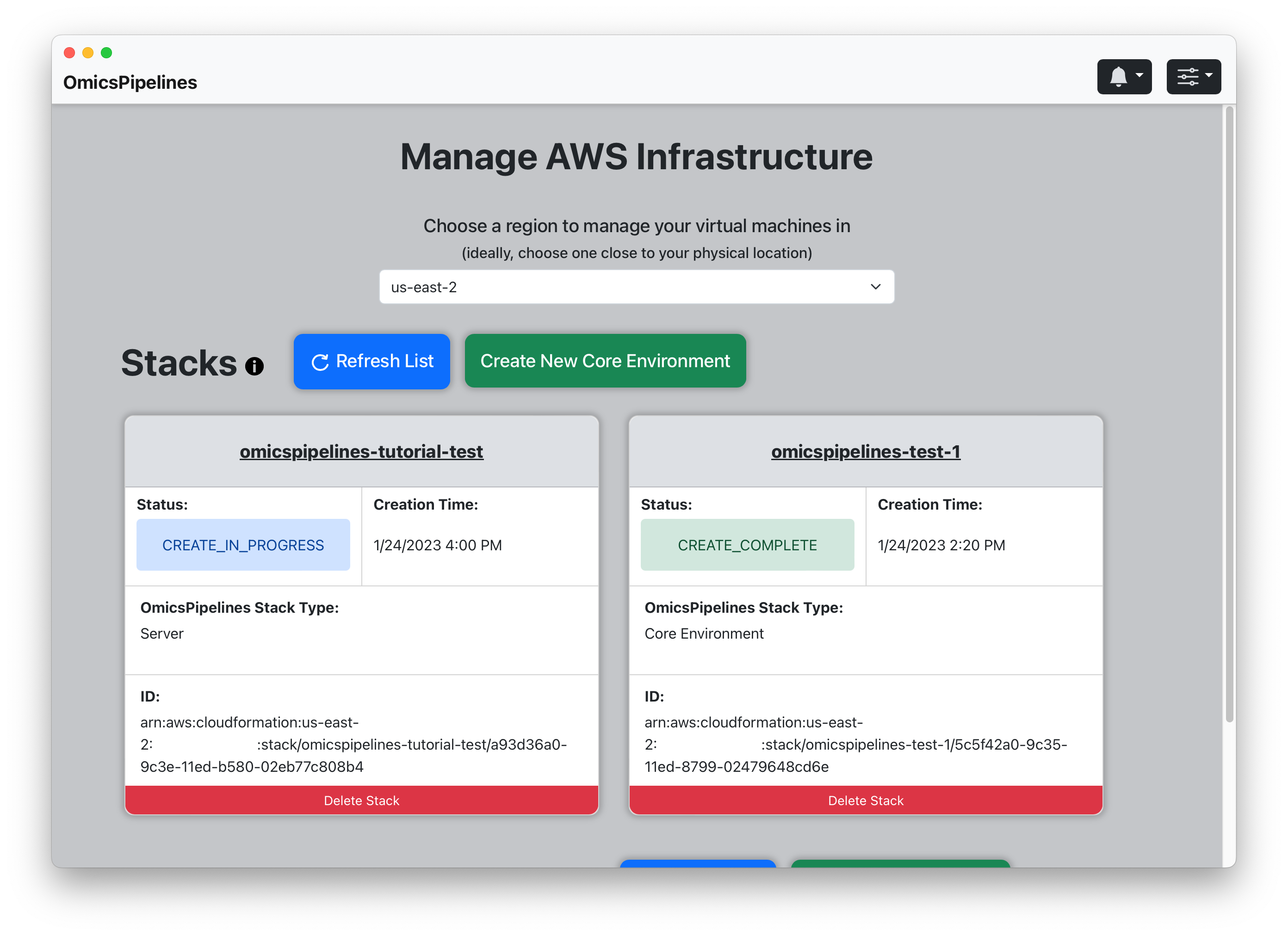 Stack View